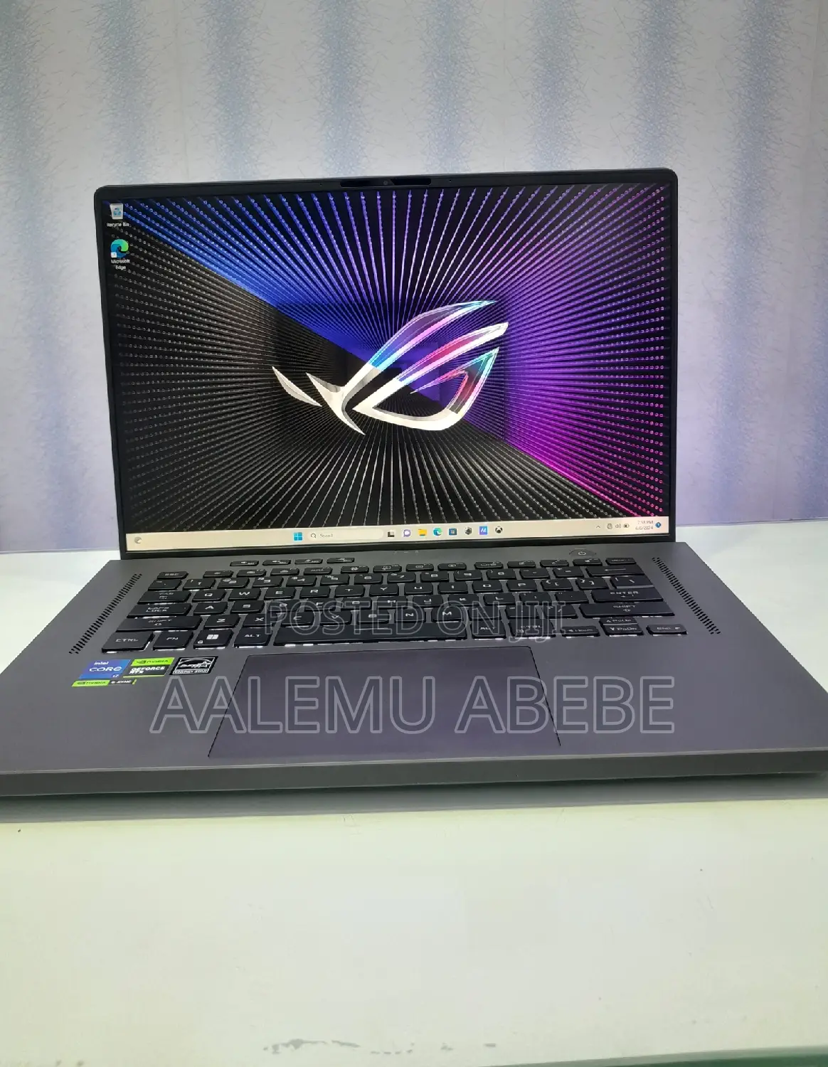 New Laptop Asus ROG Zephyrus G15 16GB Intel Core I7 SSD 1T