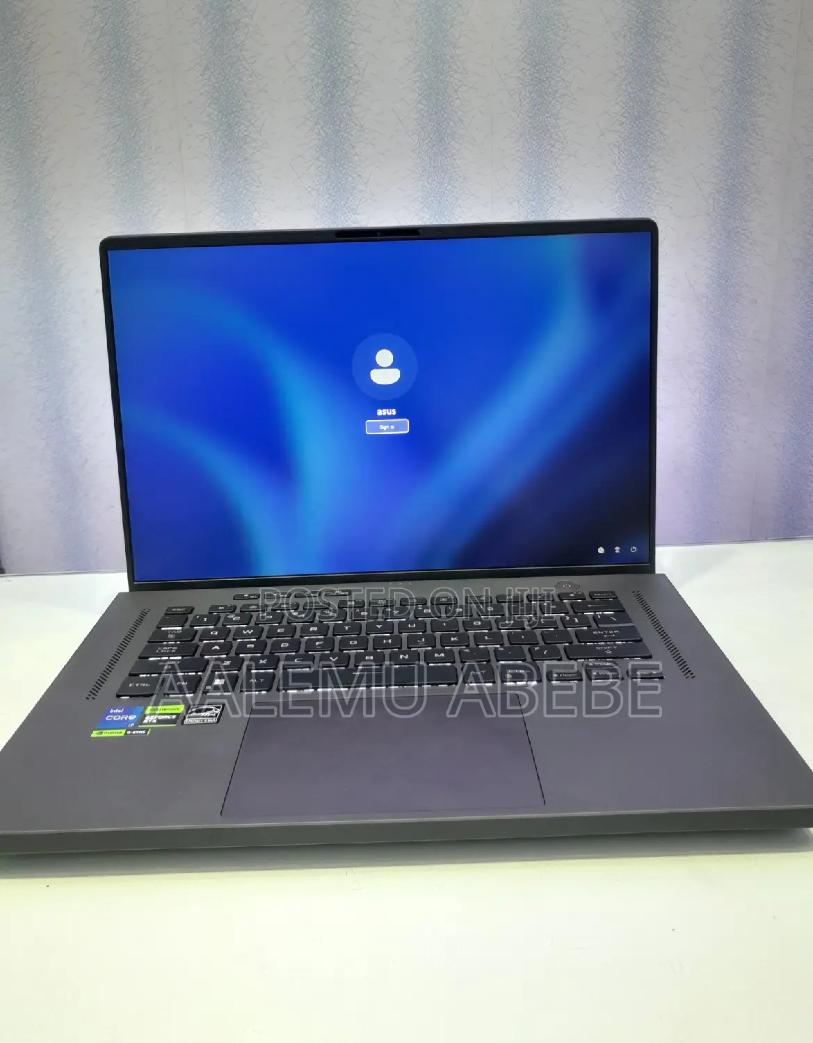 New Laptop Asus ROG Zephyrus G15 16GB Intel Core I7 SSD 1T