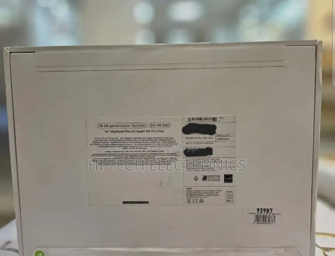 New Laptop Apple MacBook Pro 2022 M2 16GB Apple M2 SSD 512GB