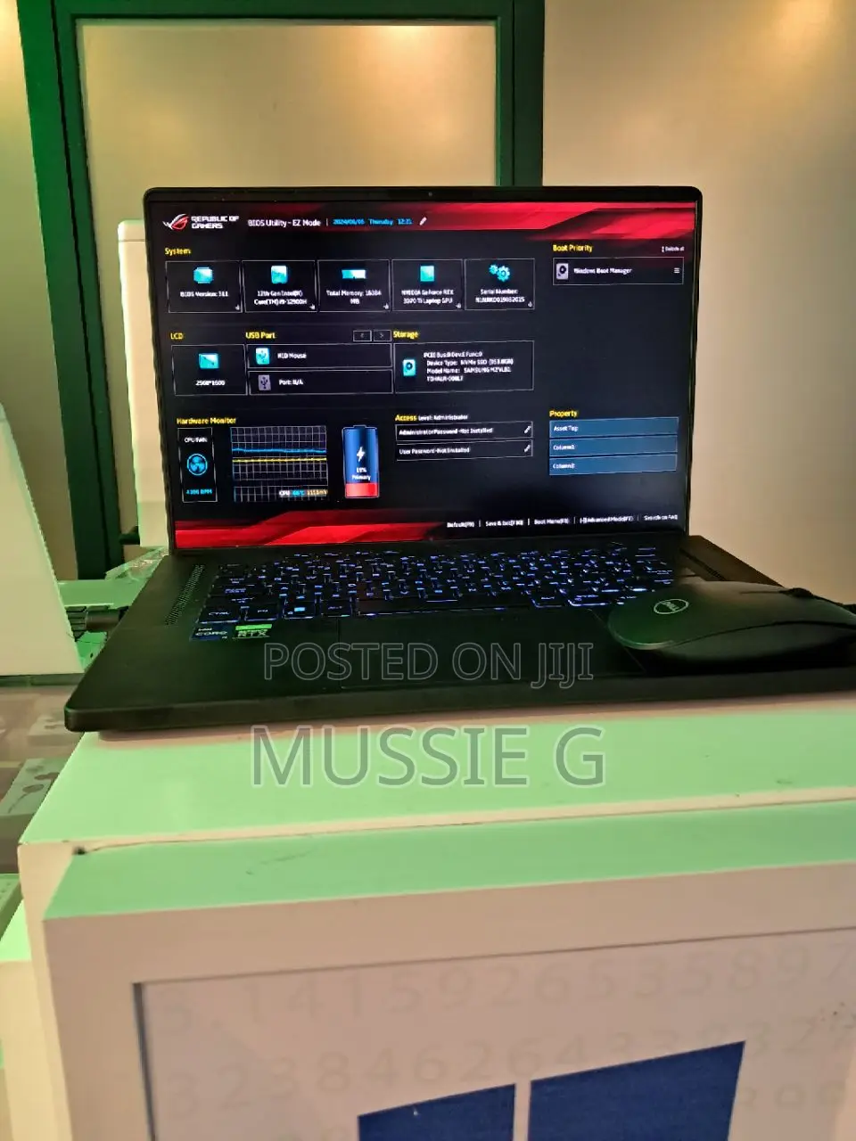 New Laptop Asus ROG GL702VS 16GB Intel Core I7 SSD 2T