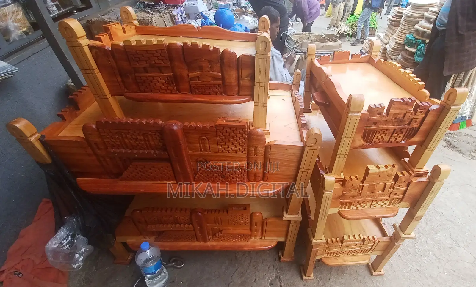 LALIBELA Other Shapes Hand Carved Wood REKEBOT