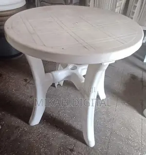 Photo - 60 Cm Circular Plastic Table | የሚነቃቀል ነው