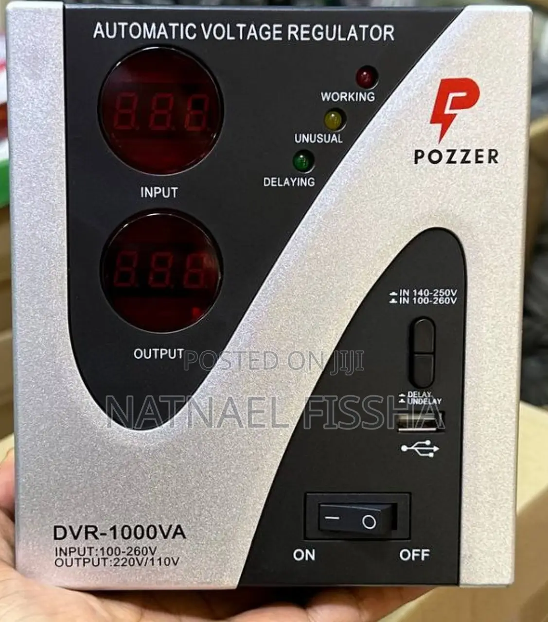 Power Stablizer Pozzer Pz-dvr 1000va
