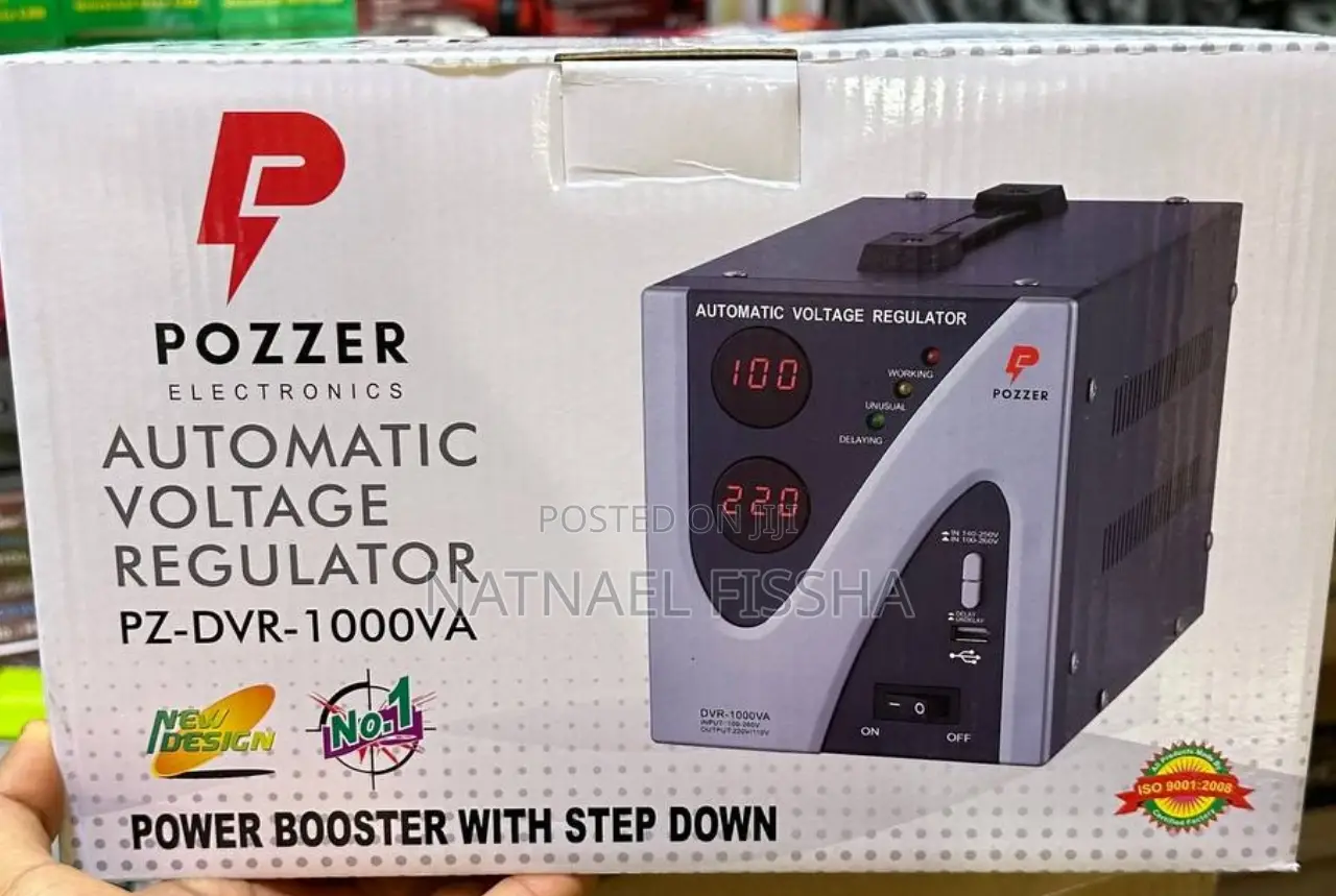 Power Stablizer Pozzer Pz-dvr 1000va