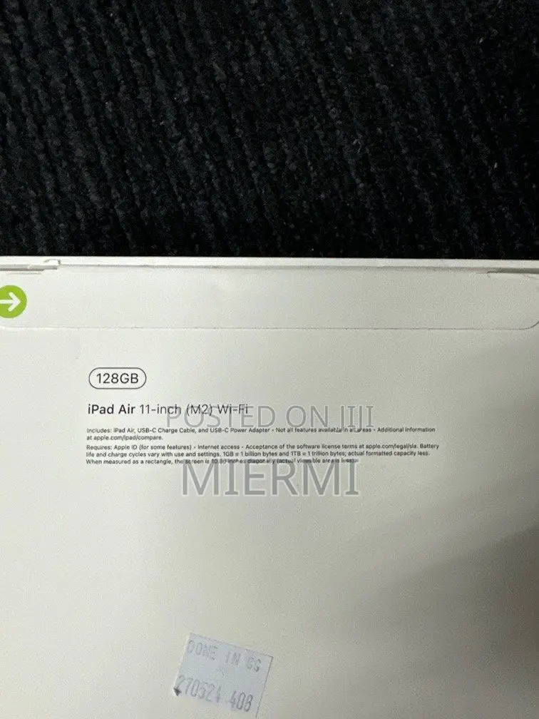 New Apple iPad Air 13 (2024) 256 GB