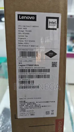 New Lenovo Legion Y7000P IRX9 Gaming Laptop 16GB Intel Core I7 SSD 1T