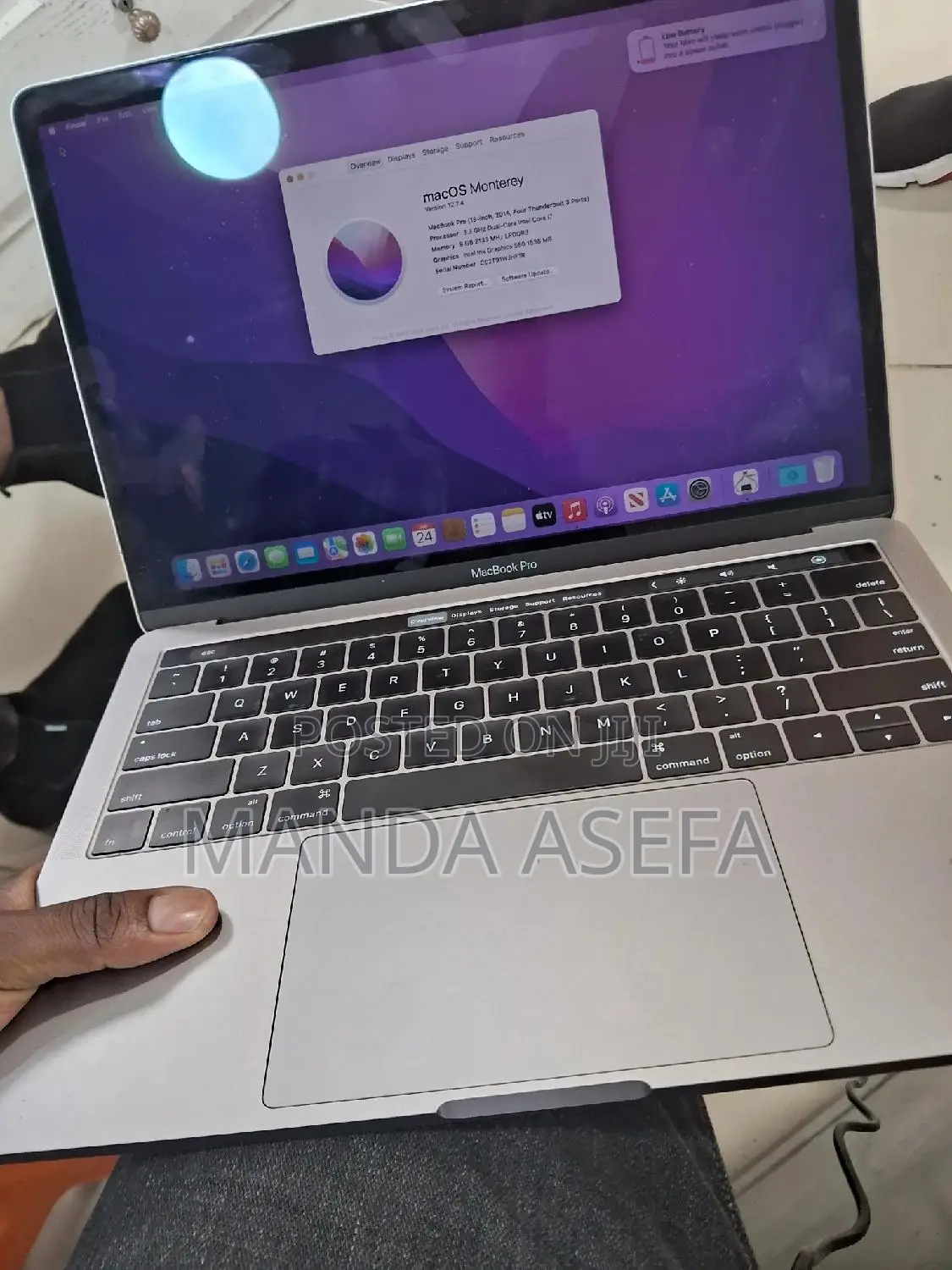 New Laptop Apple MacBook Pro 2016 8GB Intel Core I7 SSD 512GB
