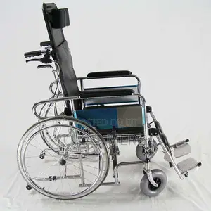 Toilet Wheelchair/ሽንትcan Sit Reclining, 180 °/ Can Lie Fully