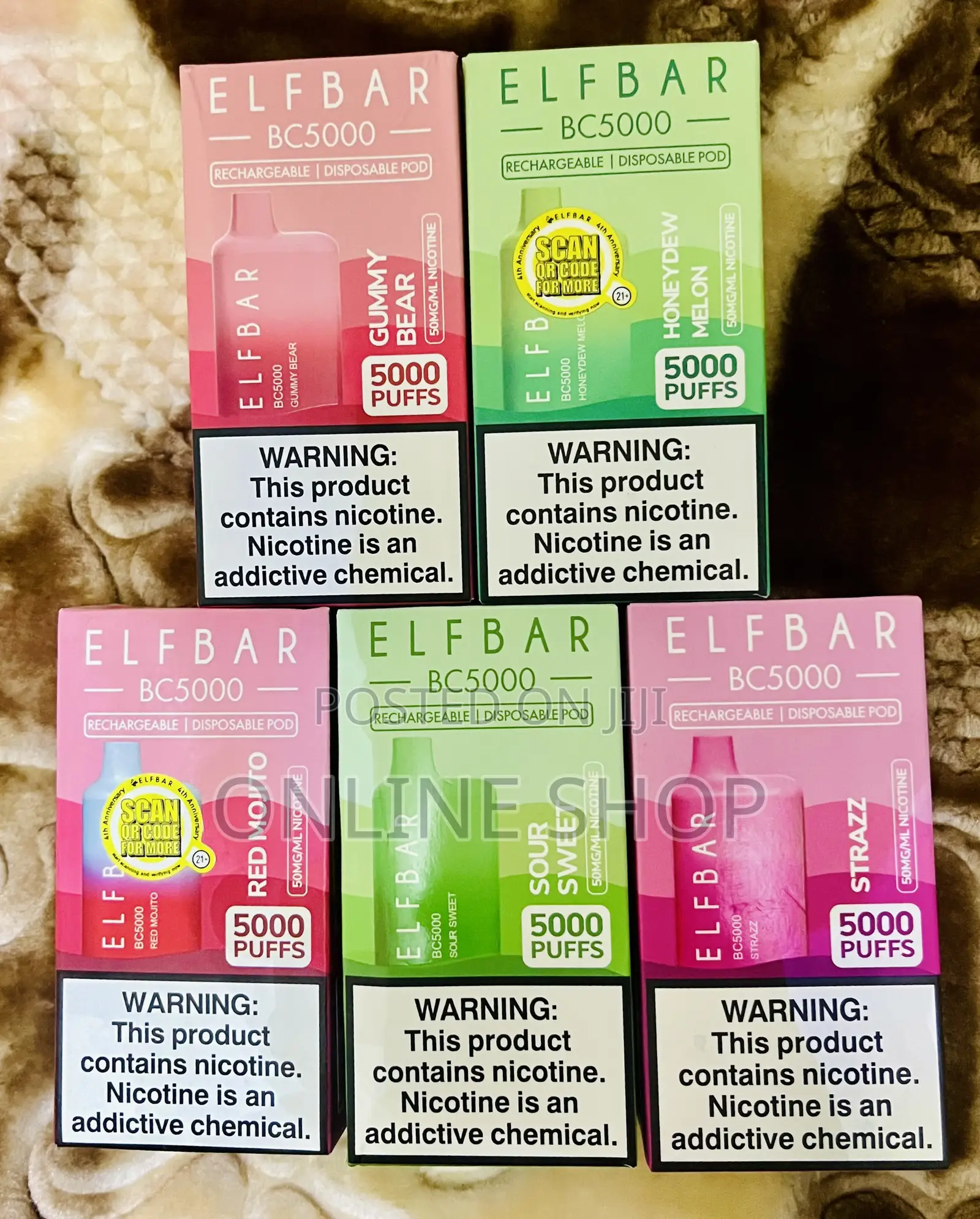 Elfbar Bc5000 Puff Vape