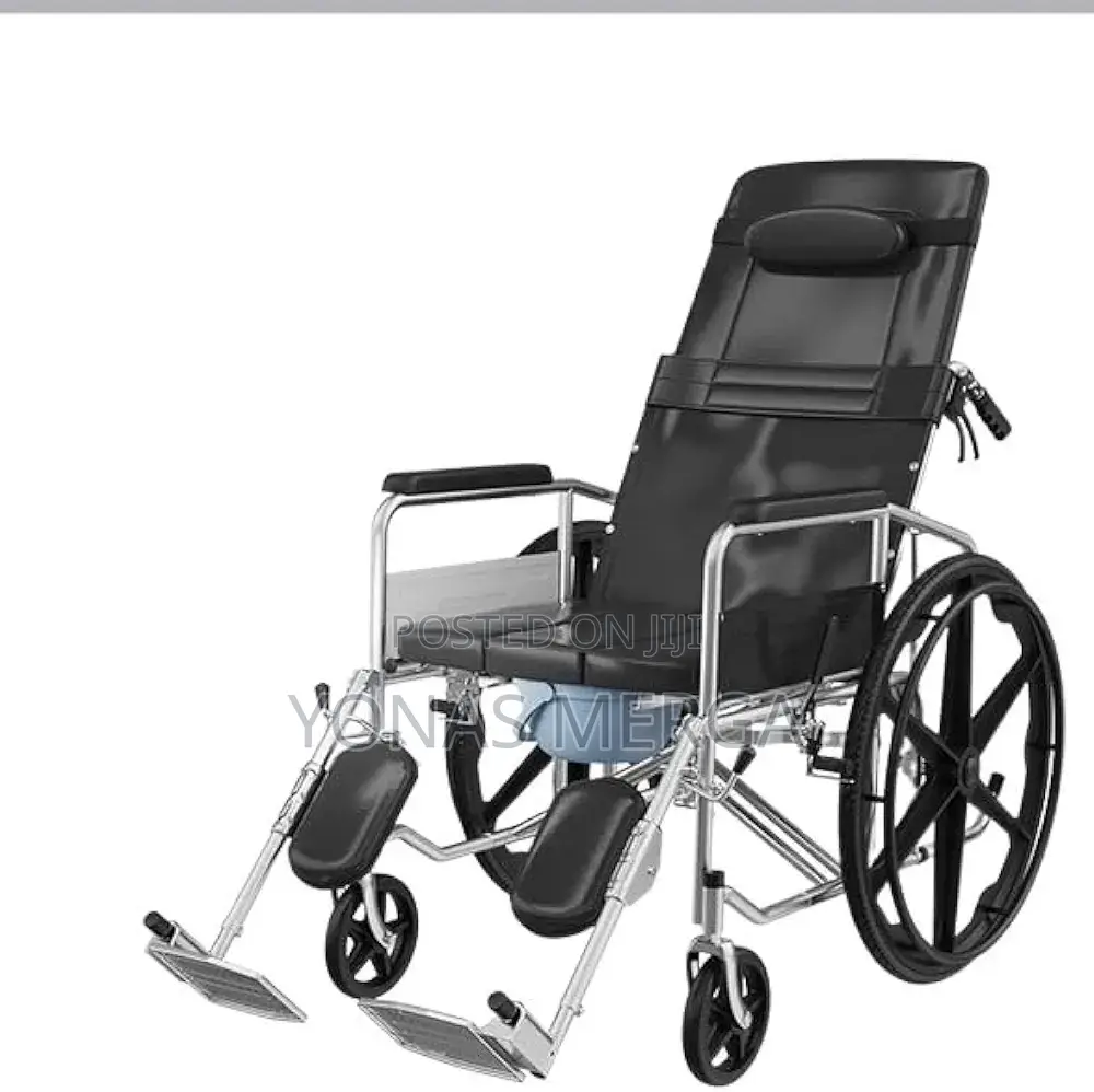 Popo Wheelchair/ዊልቼር/Removable Arms Lifting Leg Supports