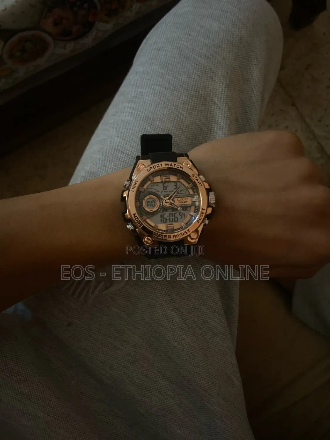 LIGE Big Military Wristwatch for Men [Preorder]