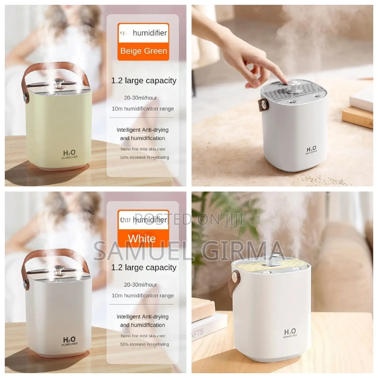 √ H2O Double Spray Humidifier 