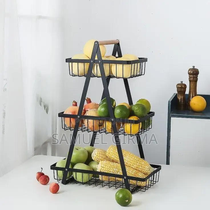 ~3 Layer Stainless Still Fruit Basket