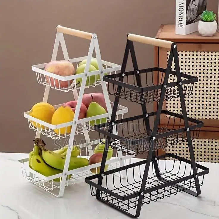 ~3 Layer Stainless Still Fruit Basket