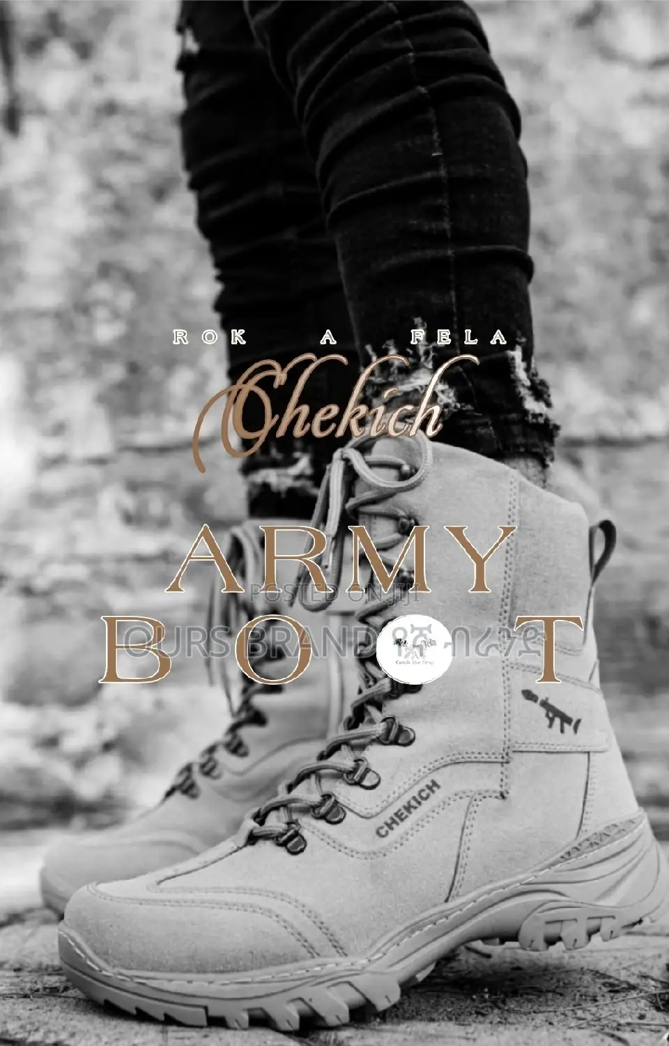 Chekich Army Brown High Master Quality Luxury Boots Shoes