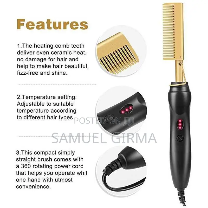 ~ Electric Hair Styling Hot Comb