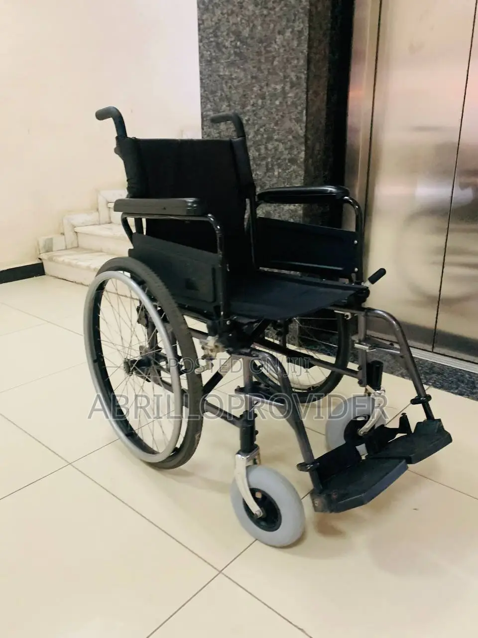 Full Rubber Wheelchair|Folding Wheelchair|Wheelchair|Second
