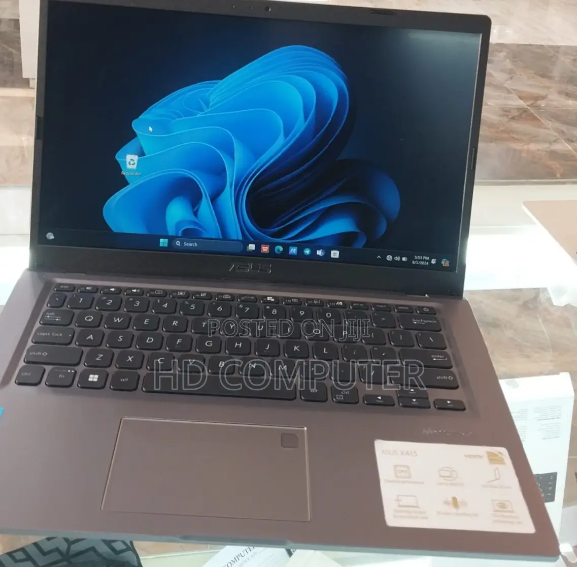 New Laptop Asus VivoBook 15 X510UQ 4GB Intel Core I3 SSD 512GB