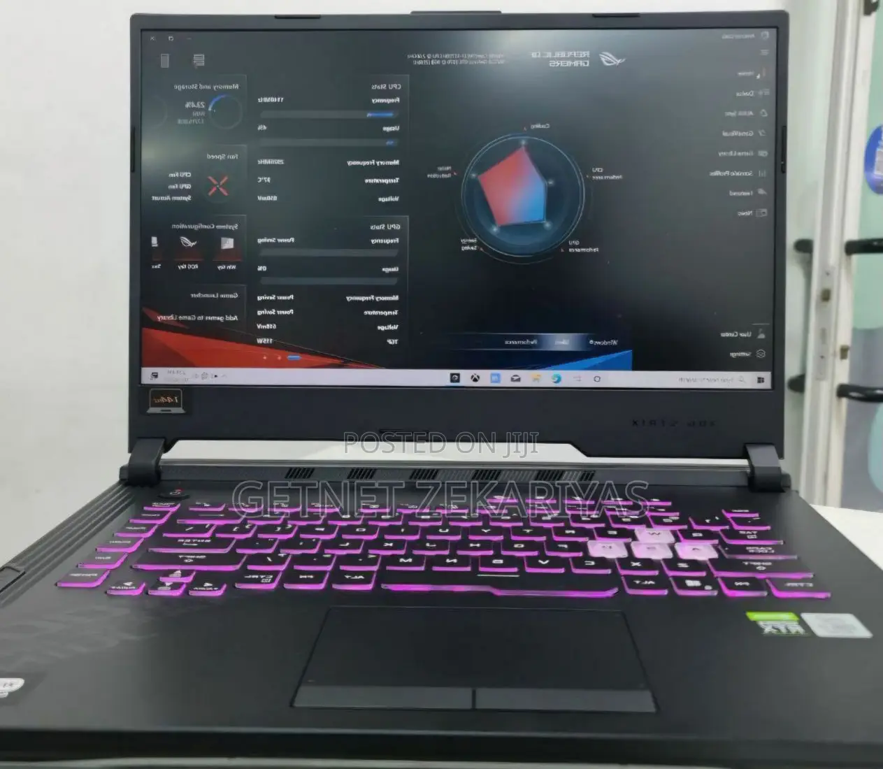 New Laptop Asus ROG Strix G15 32GB Intel Core I7 SSD 1T