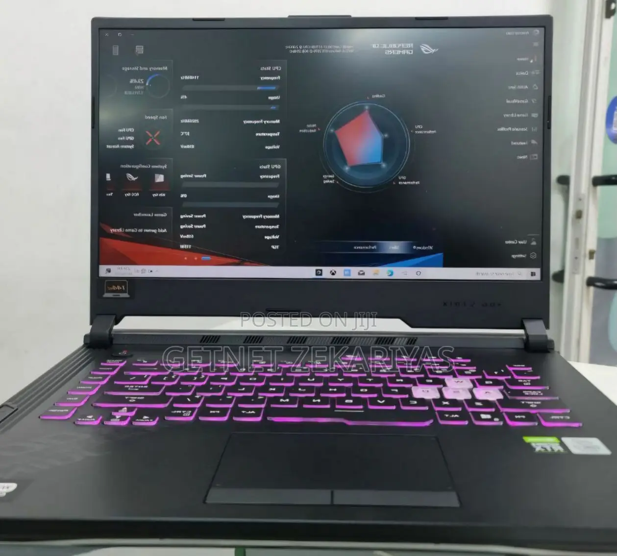New Laptop Asus ROG Strix G15 32GB Intel Core I7 SSD 1T