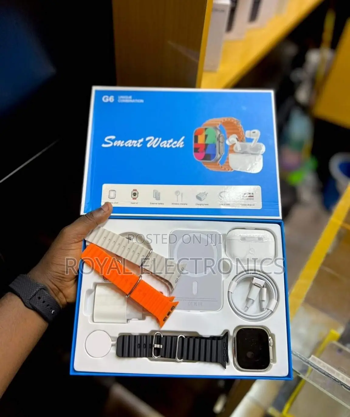 Original Combo Pack (Smart Watch + Airpods + 3 Straps ++More