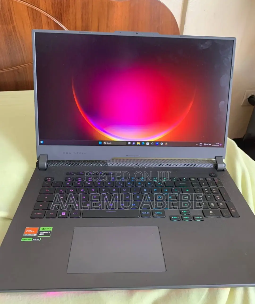 New Laptop Asus ROG Strix G17 32GB AMD Ryzen 9 SSD 1T