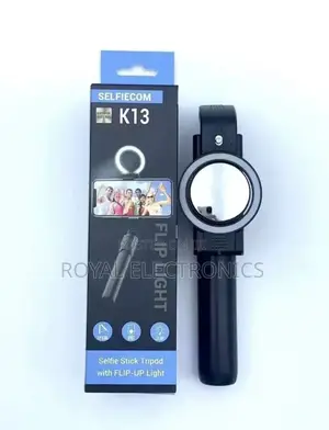 Selfie Stick + Tripod With Flip-up Light And Remote Control