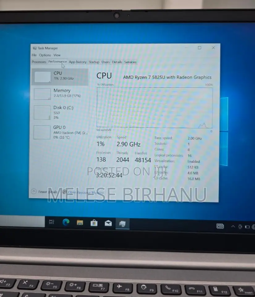 New Laptop Lenovo Thinkbook 14 16GB AMD Ryzen 7 SSD 512GB