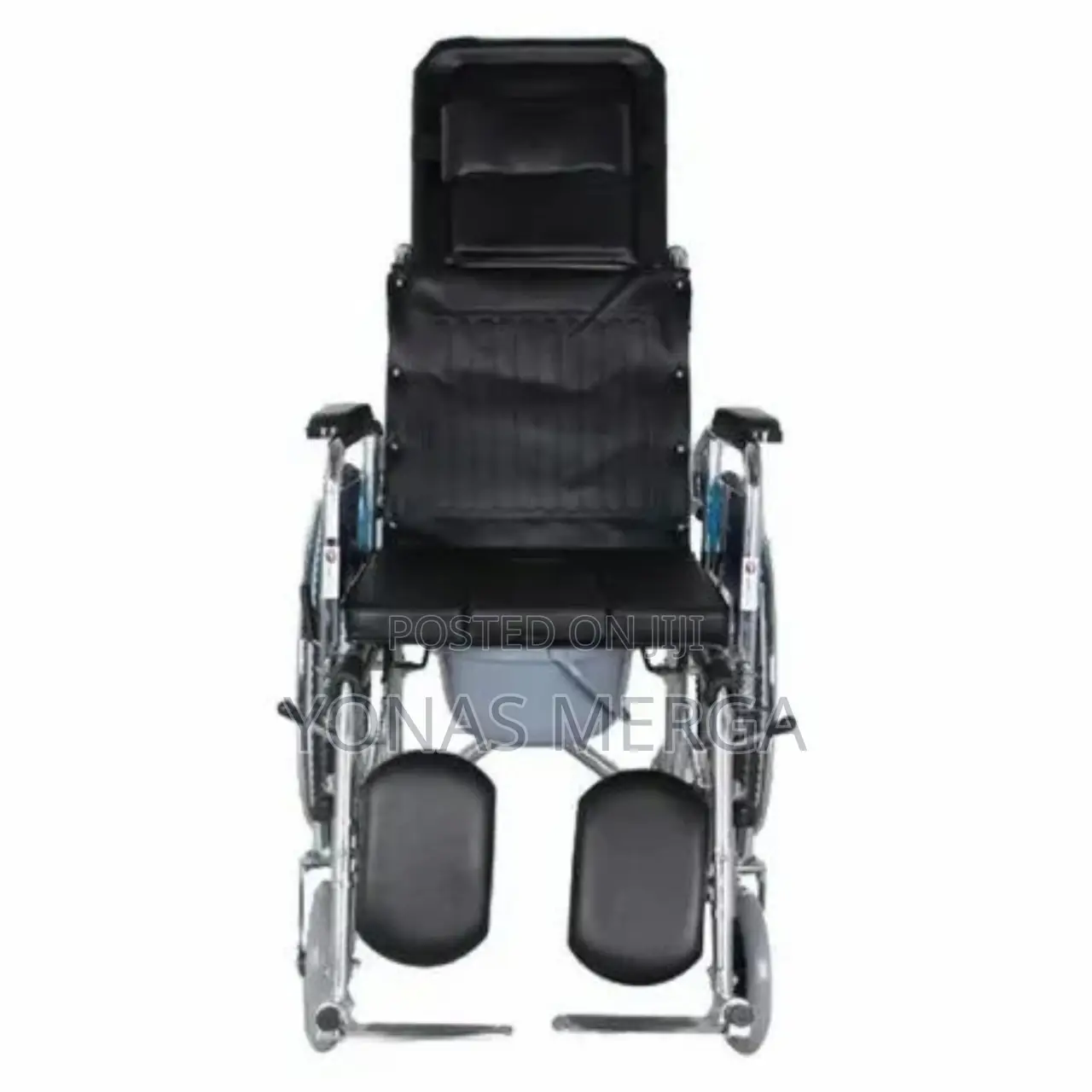 Wheelchair如reclining Commode Wheelchair十(Mags Rios Wheels)