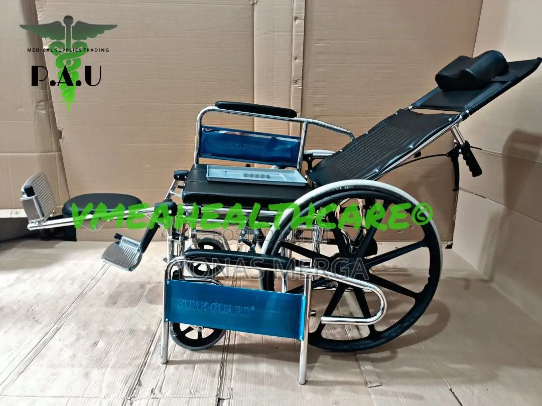 Reclining Commode Wheel Chair也new家
Heavy Duty
High Quality圮