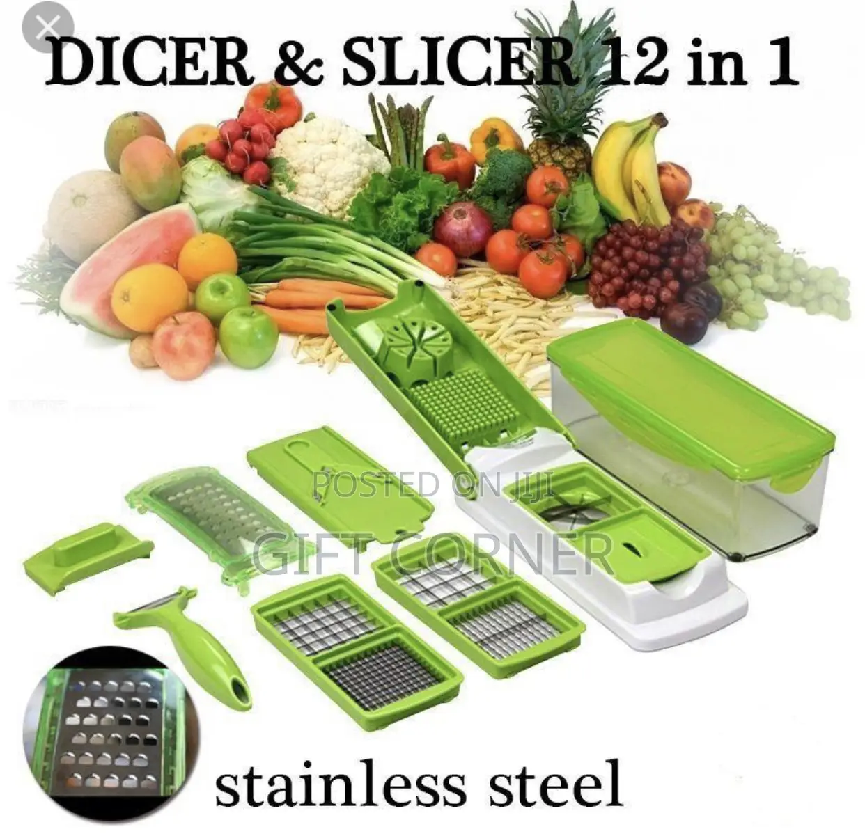 Genius Food Slicers 12in 1 Vegetable Cutter