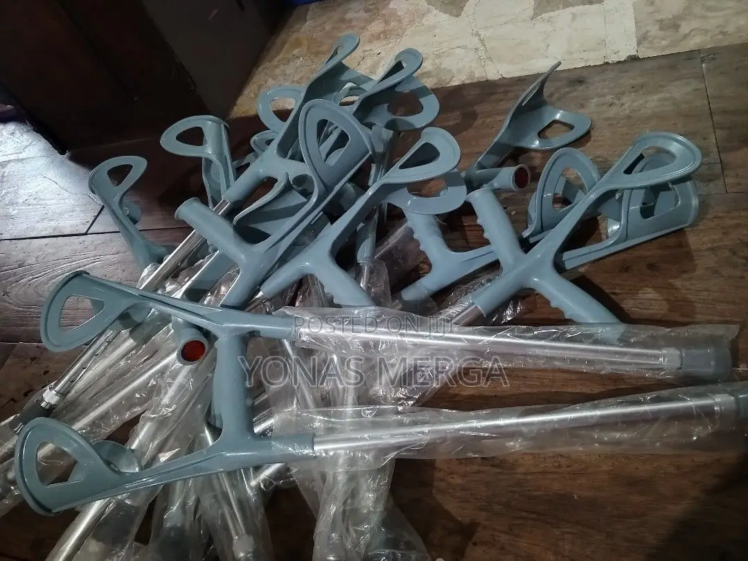 Open Cuff Elbow Crutches,Adjustable Set of 2 Walking Crutche