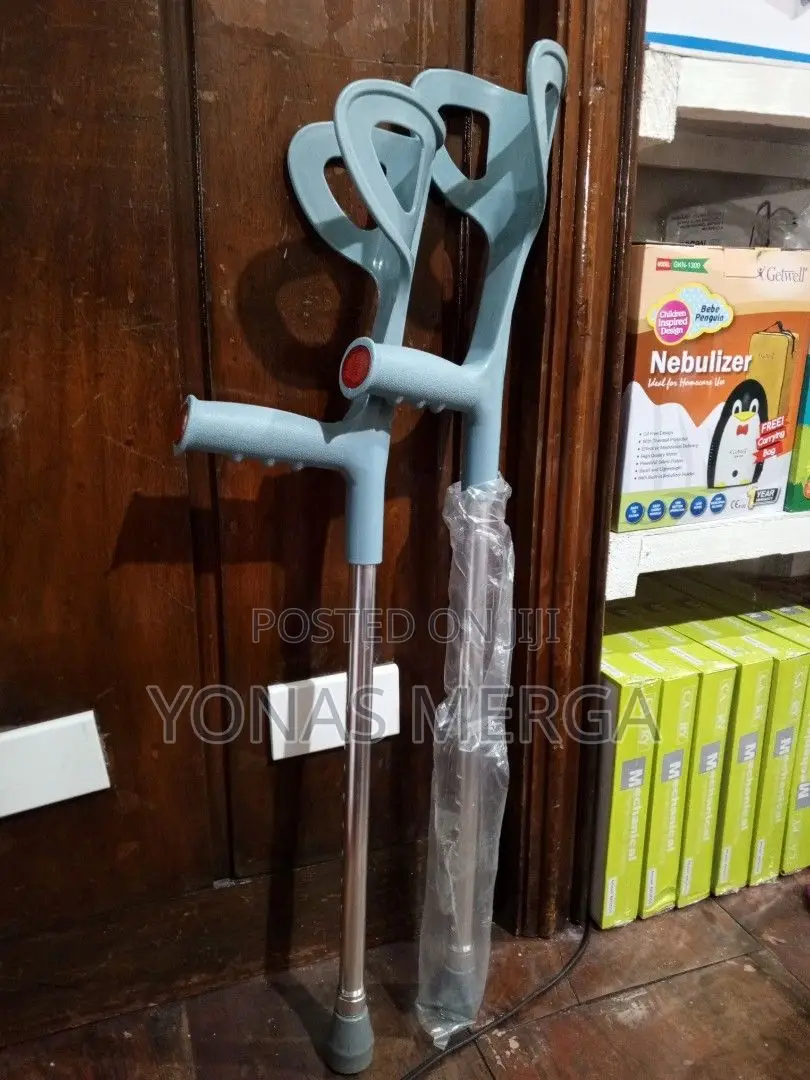 Open Cuff Elbow Crutches,Adjustable Set of 2 Walking Crutche