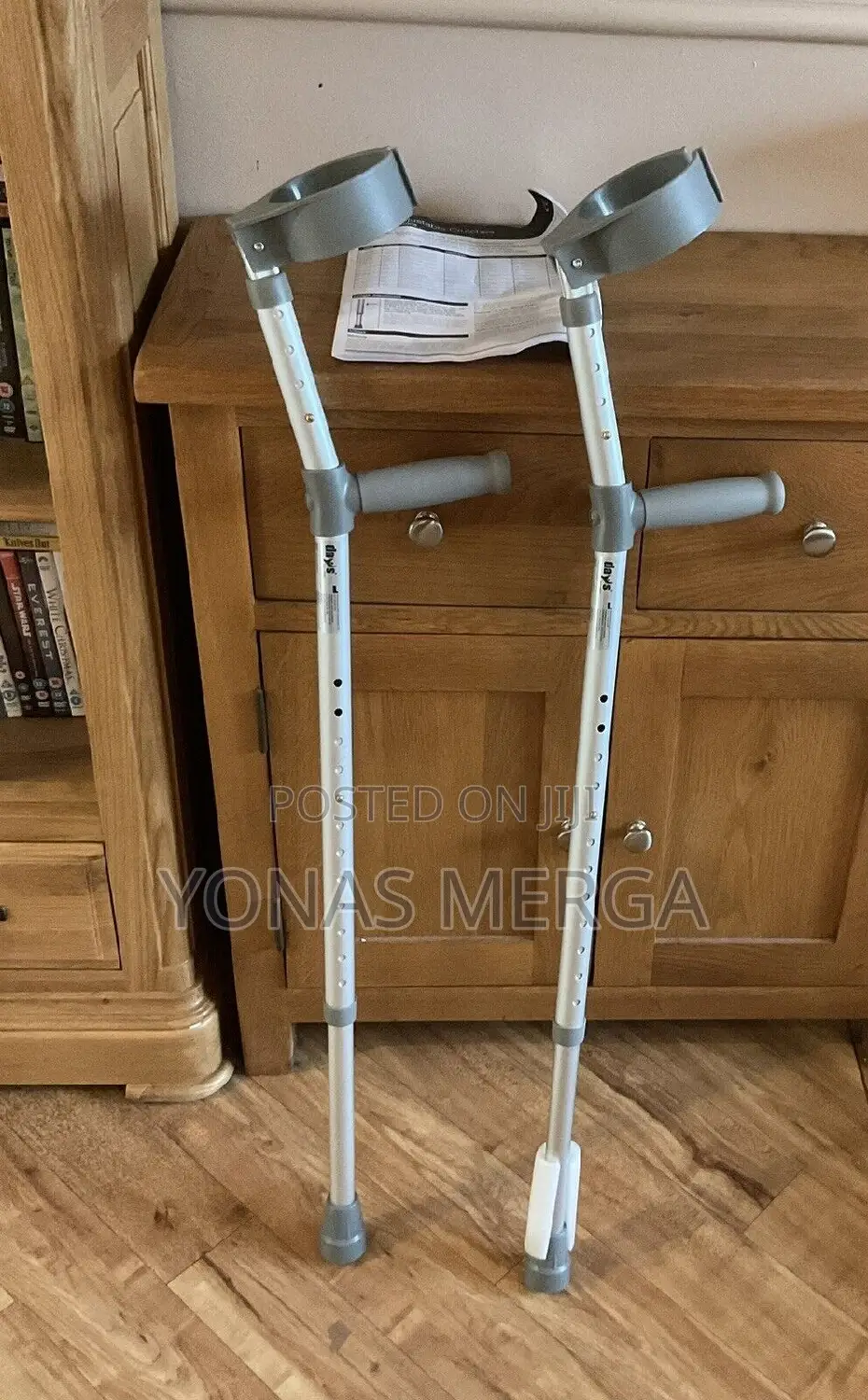 Double Adjustable Elbow Crutche - Crutches ክራንች SMM500 150kg