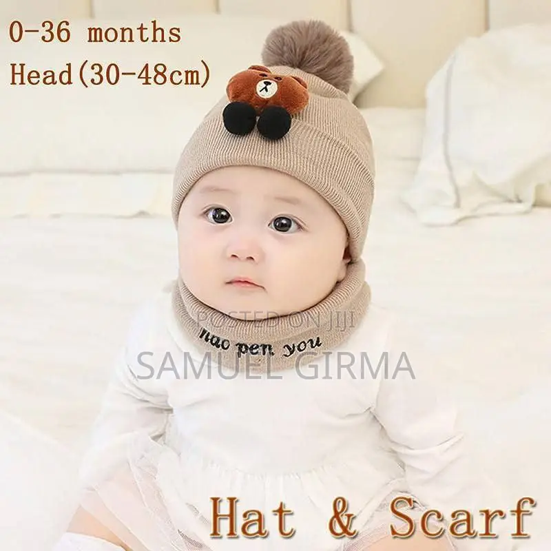 √ Kids Windproof Hat and Scarf 
Two Piece