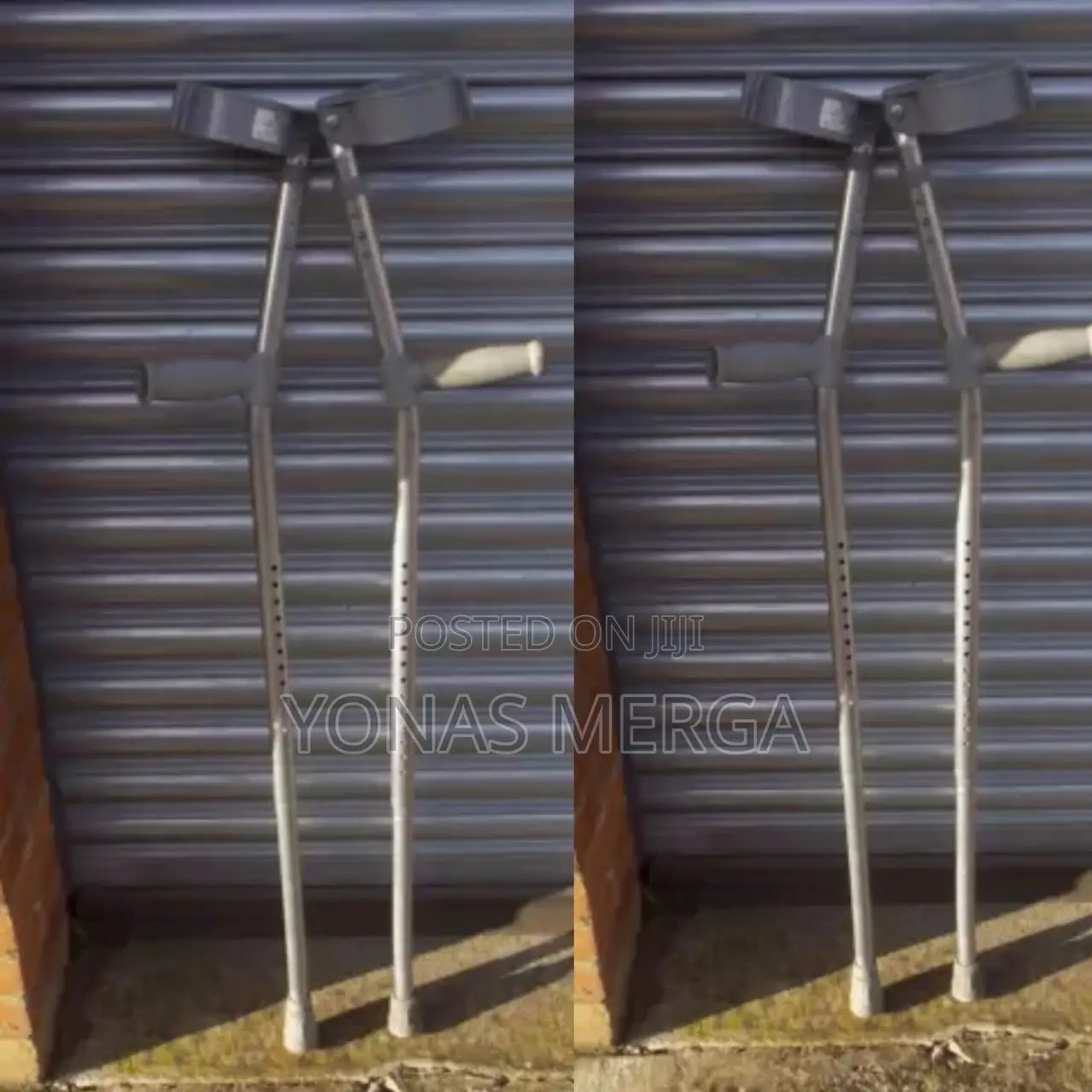 Pair of Double Adjustable Combi Crutch Pair Trulife