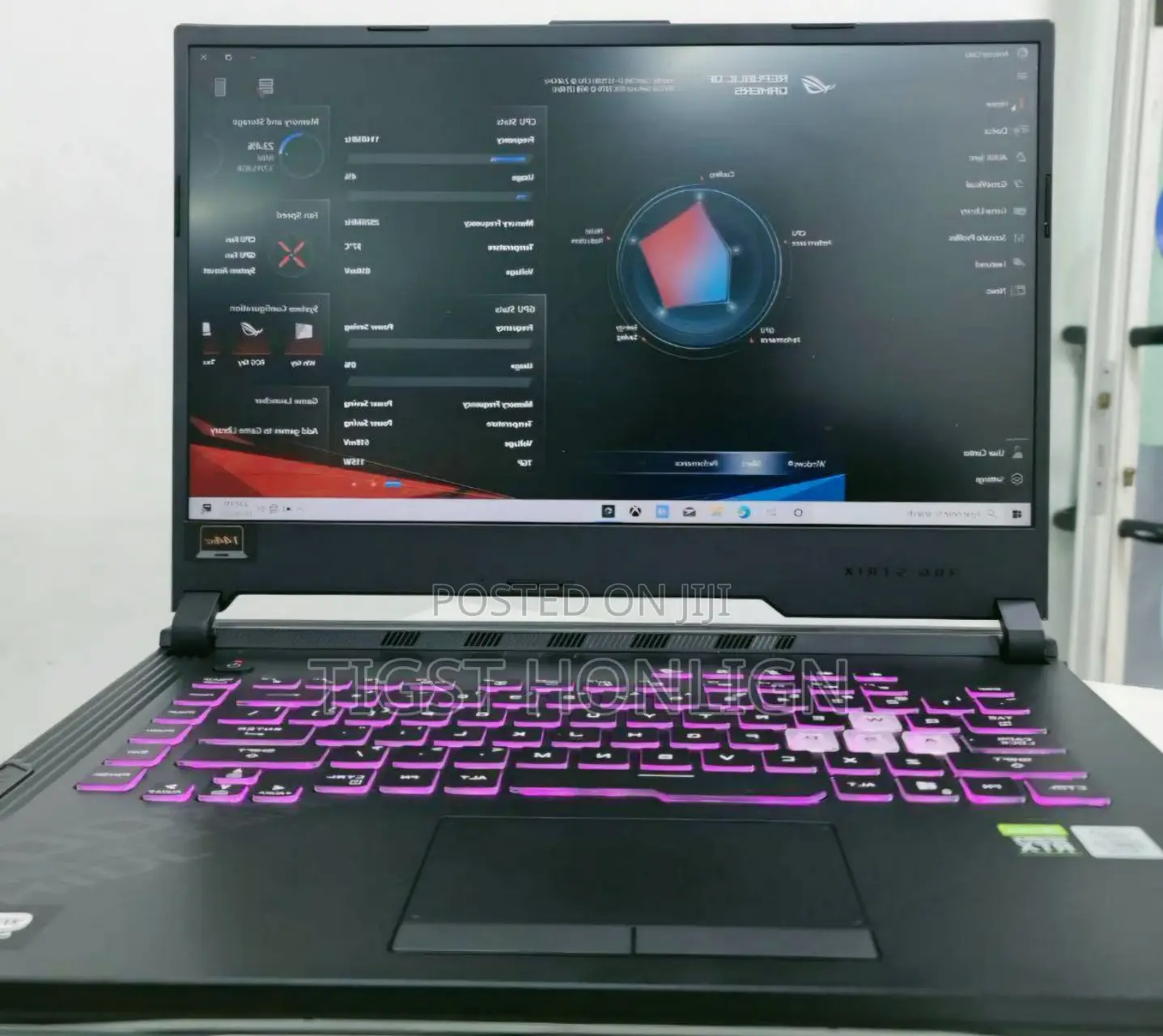 New Laptop Asus ROG Strix G15 32GB Intel Core I7 SSD 1T