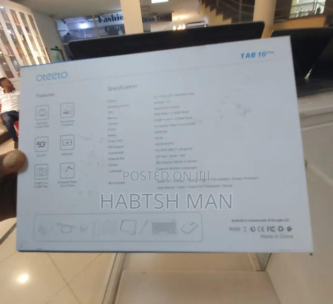 New Oteeto Tab 12 Pro 512 GB Silver