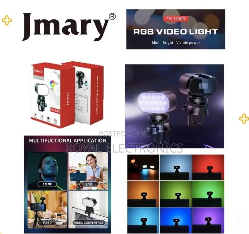 Original Jmary Mini Pocket RGB Fill Light