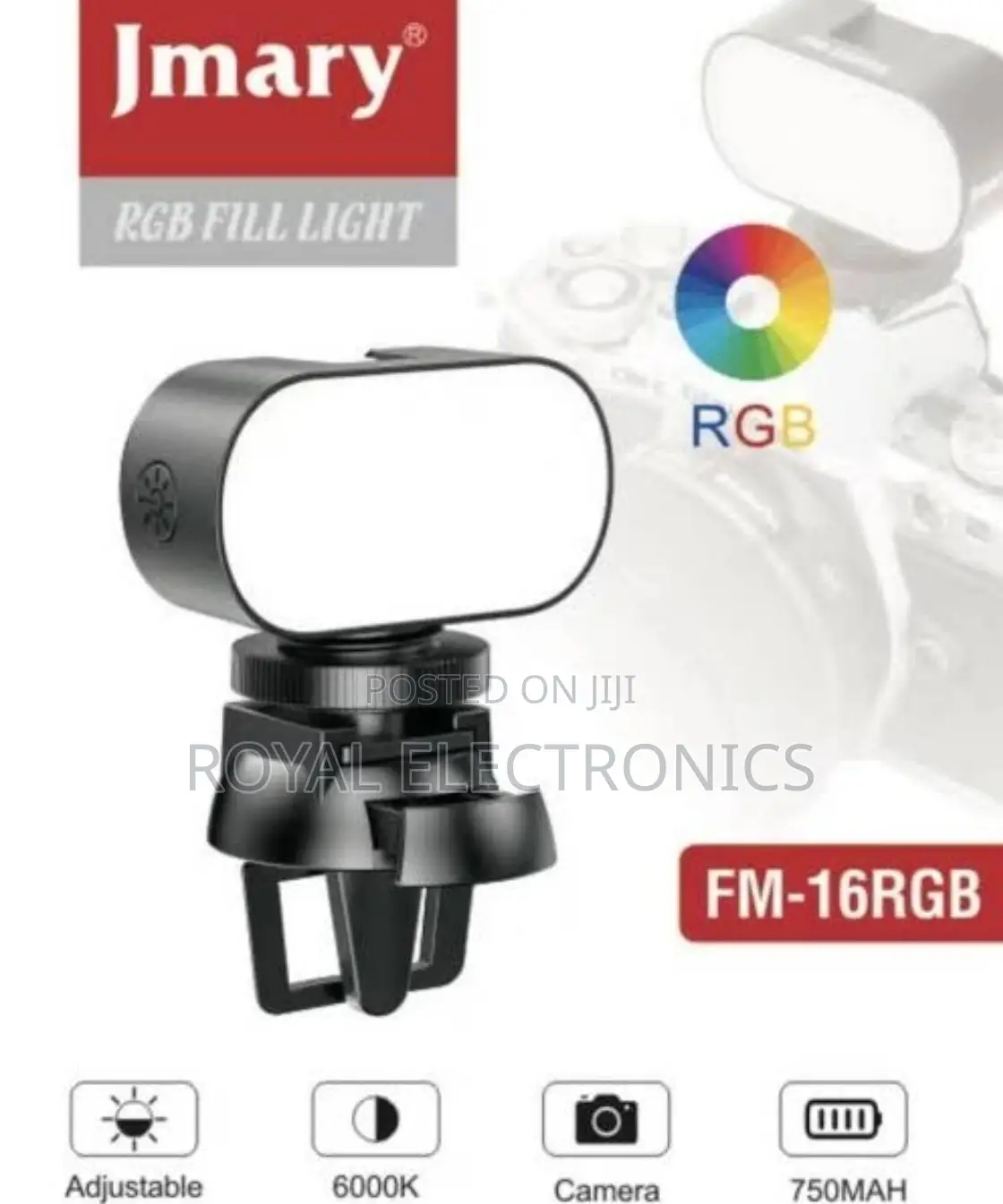 Original Jmary Mini Pocket RGB Fill Light