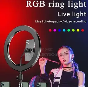 Original RGB 14 Inch Ring Light Stand 2 Meter - 15 Colors