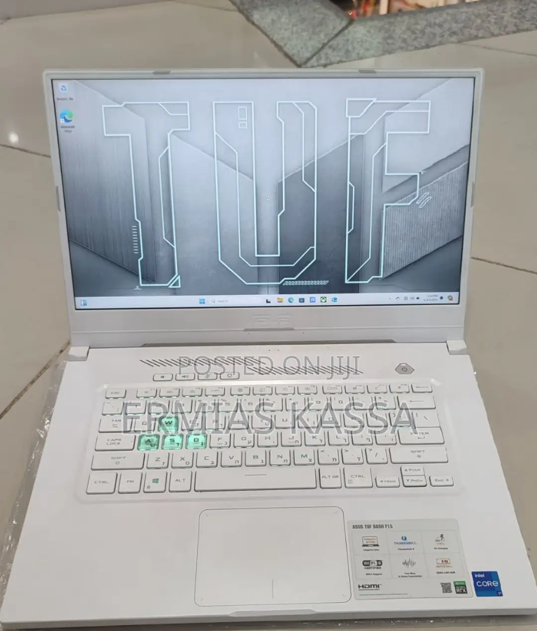 New Laptop Asus TUF Dash F15 16GB Intel Core I7 SSD 512GB