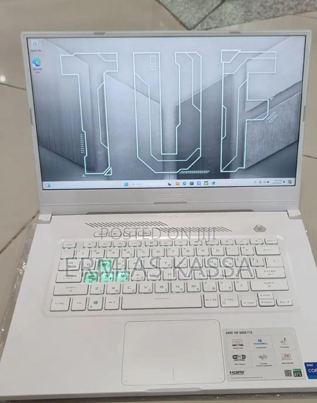 New Laptop Asus TUF Dash F15 16GB Intel Core I7 SSD 512GB