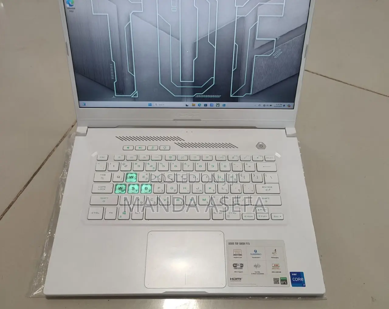 New Laptop Asus TUF Gaming A15 16GB Intel Core I7 SSD 512GB