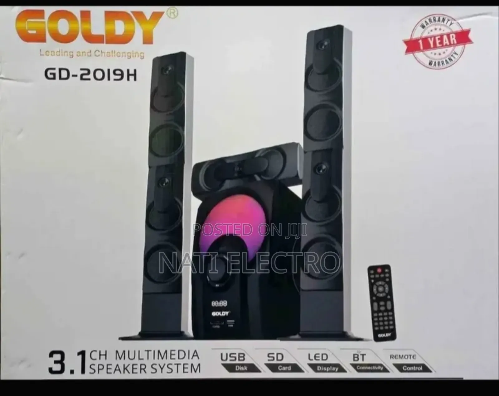 Goldy Home Theater Multimedia Speakers