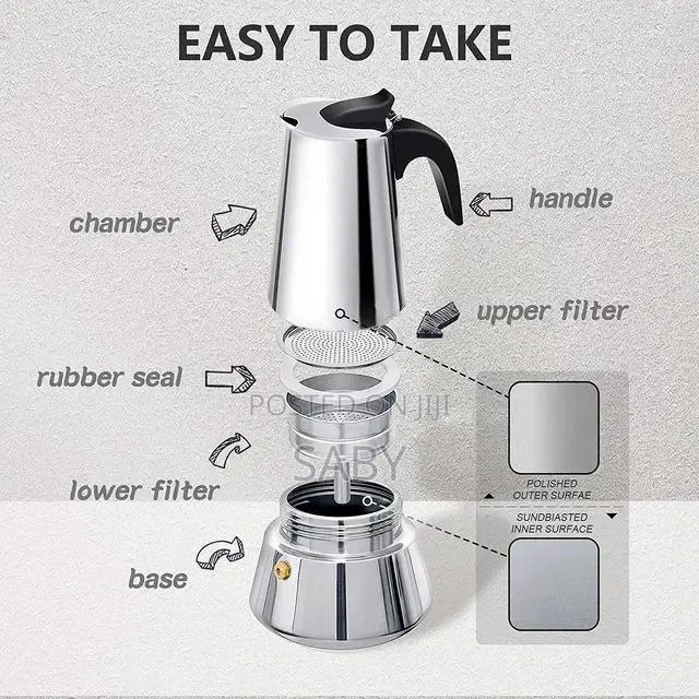 Stainless Steel Espresso Maker
