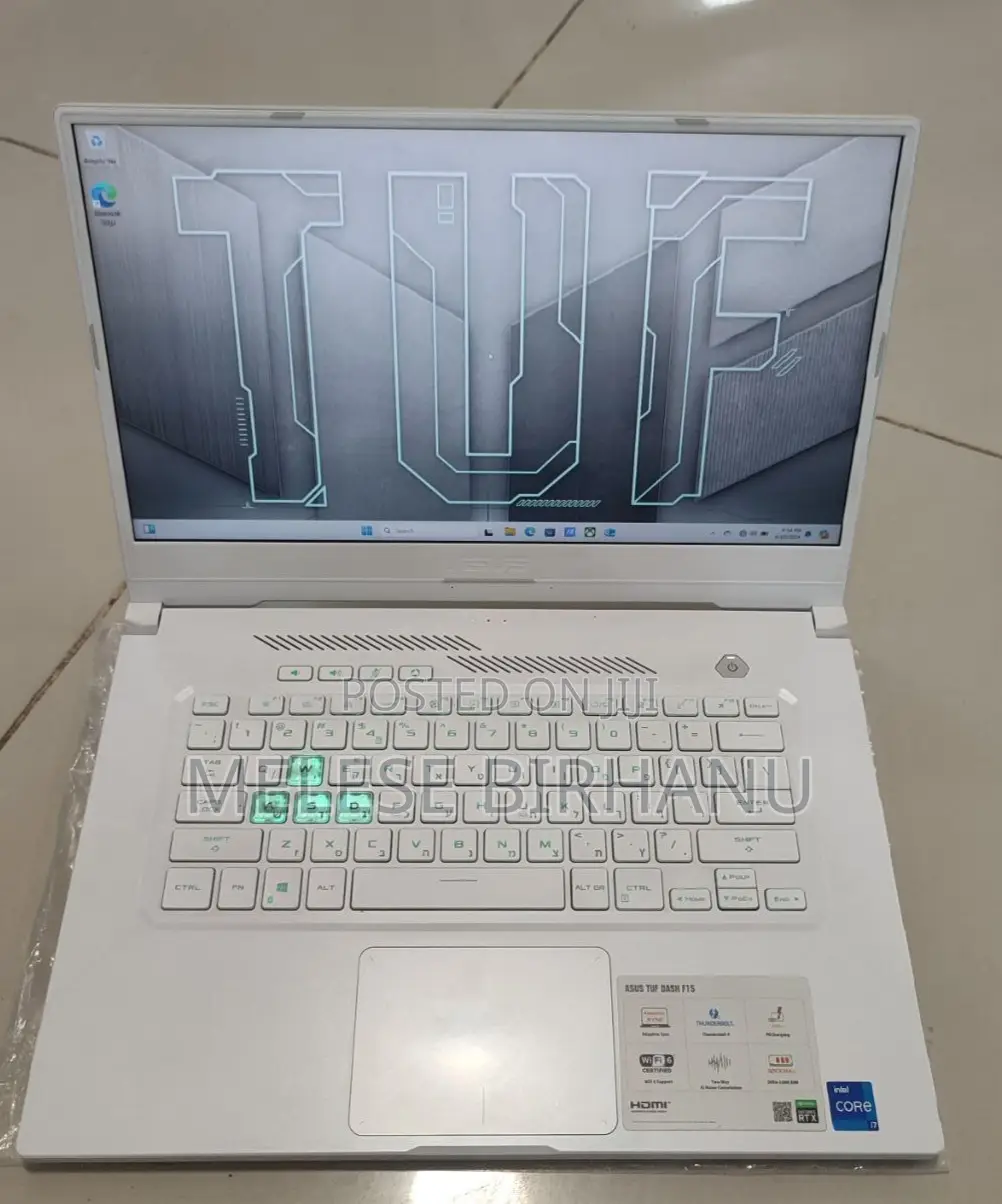 New Laptop Asus TUF Gaming A15 16GB Intel Core I7 SSD 512GB