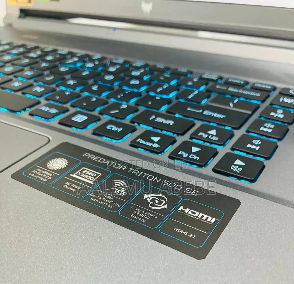 New Laptop Acer Predator Triton 500 SE 16GB Intel Core I7 SSD 2T