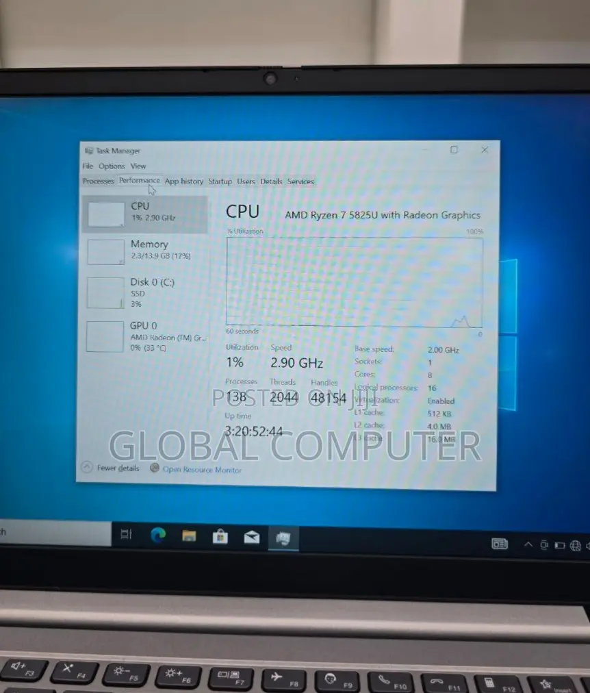New Laptop Lenovo ThinkBook 13 16GB AMD Ryzen 7 SSD 512GB