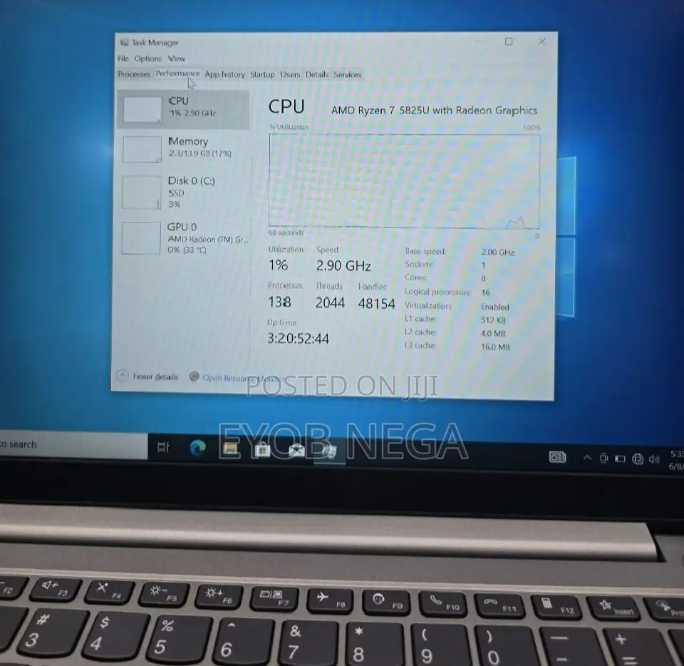 New Laptop Lenovo Thinkbook 14 16GB AMD Ryzen 7 SSD 512GB